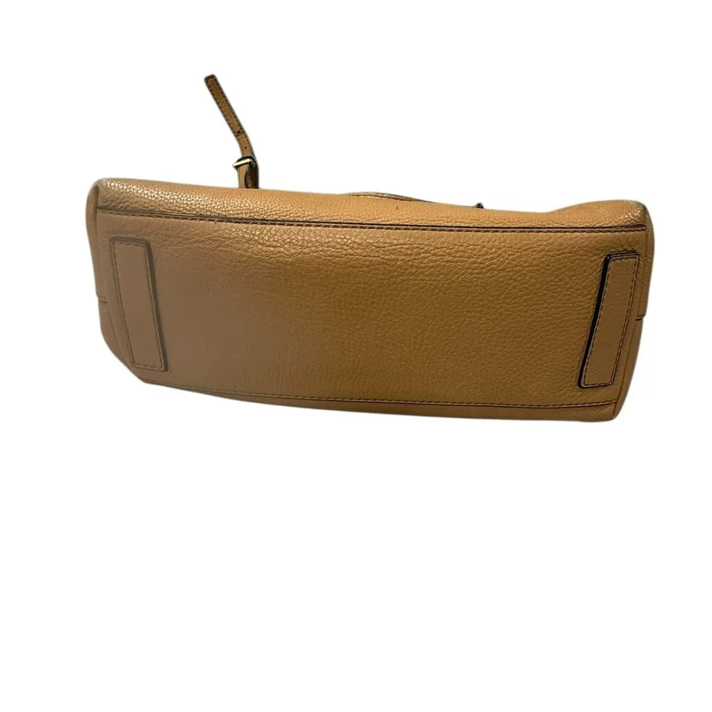 Tory Burch McGraw Triple Compartment Leather Satchel - Tiramisu - Picture 14 of 17